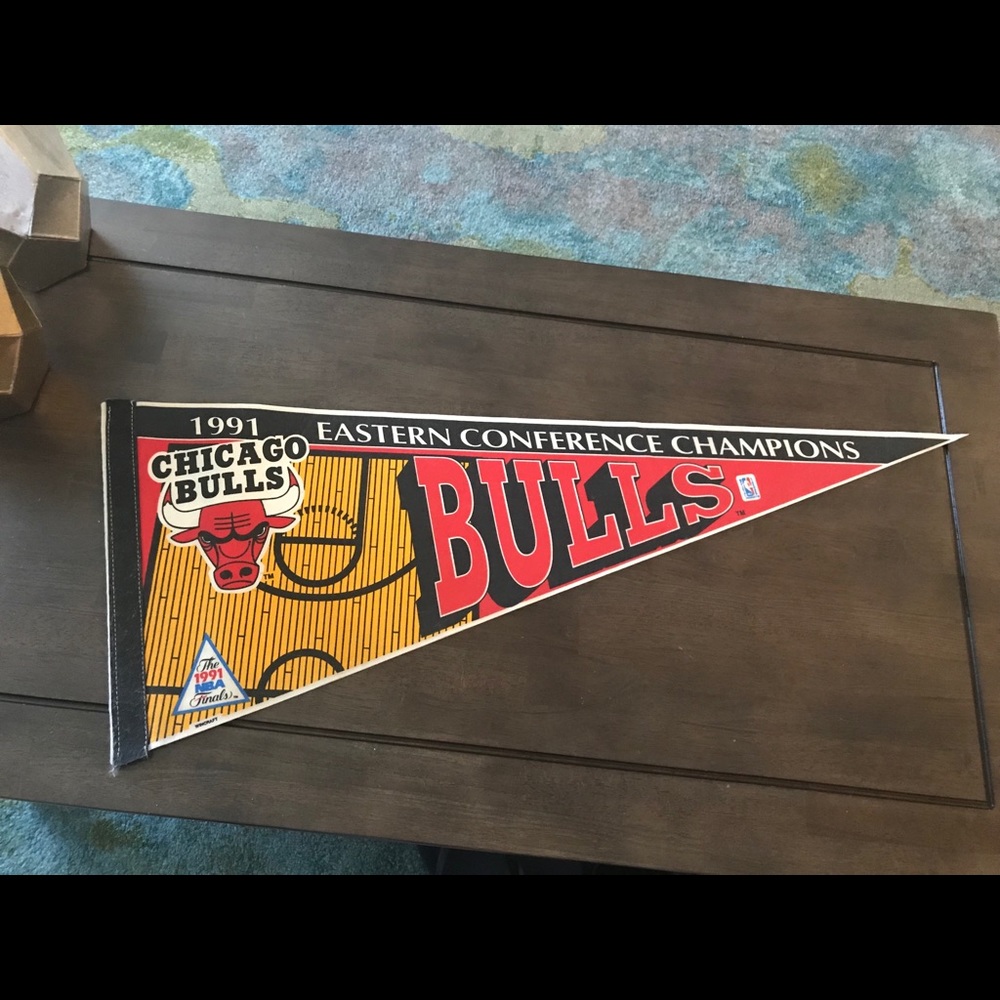 Vintage Pennant Chicago Bulls ‘91 Eastern Champs